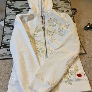 Jeweled  hoodie by twisted heart Bloomingdales.